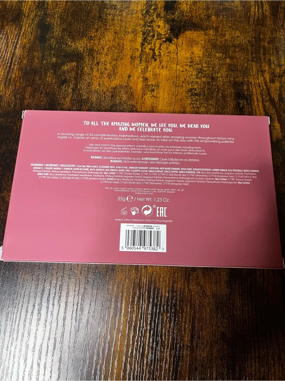 Ciaté London I Am A Woman 24 Shade Eyeshadow Palette NEW